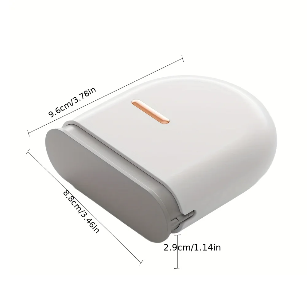 アップグレードされた引き出し式目に見えないブレース収納ボックス Abs 素材密封されたマウスガードケースポータブル旅行口腔ケア必需品