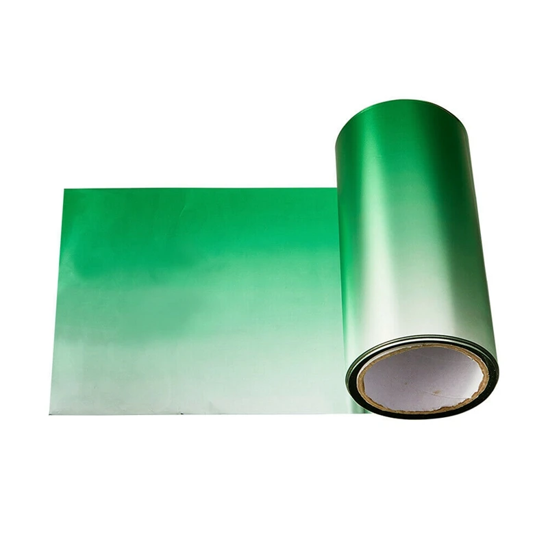 2X Car Tinting Film Top Front Windshield Foil Solar Protection Gradient 20X150cm (Green)