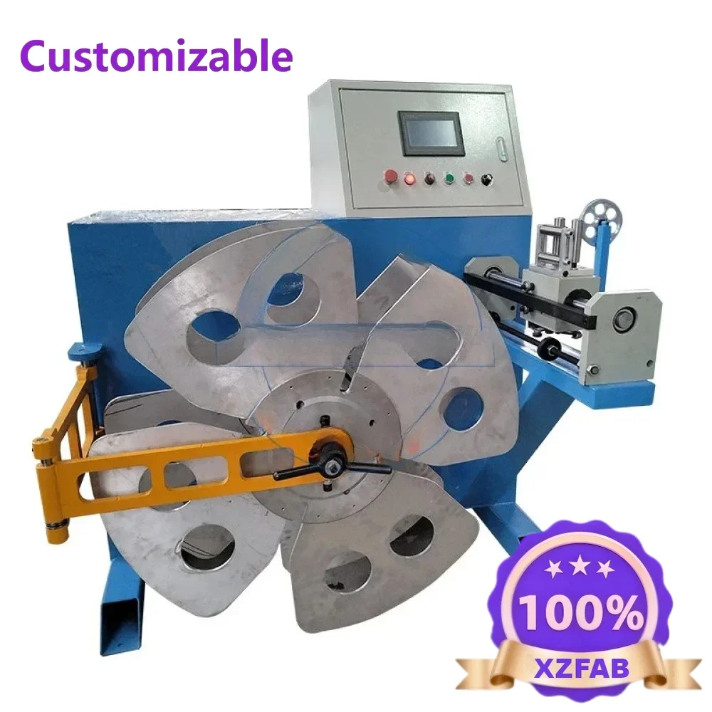Factory Direct 2026 WB300 High-Speed Semi-Automatic PVC Cable Coil Winder Machine Optical Fiber Take-Up for Cable Manufacturing