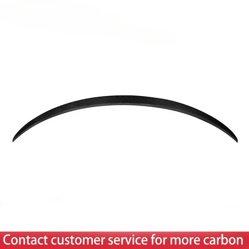 Automobile exterior accessories real dry carbon fiber tail automobile rear spoiler applicable to  Model3 modelycustom