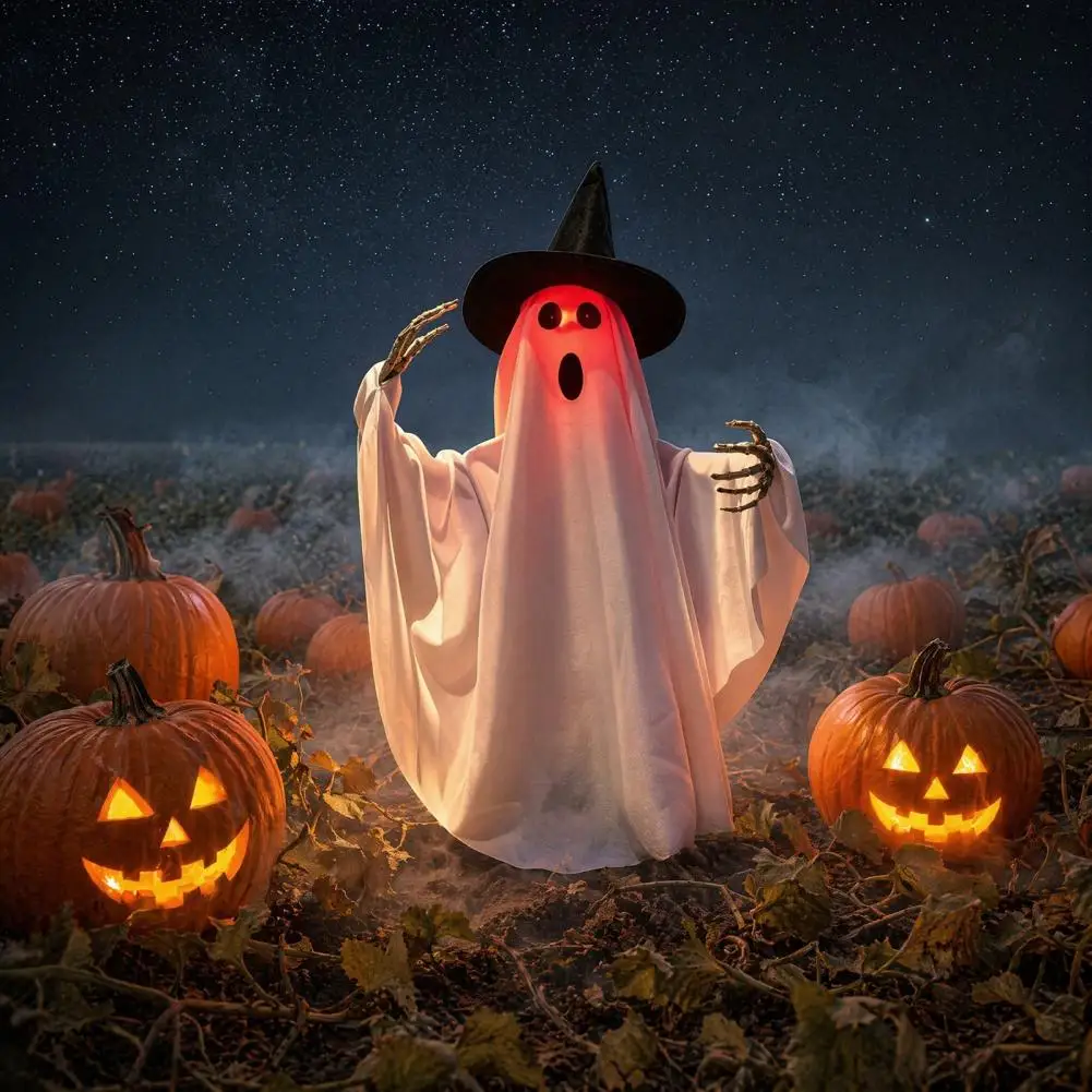 Halloween Decoration Halloween Seasonal Decor Halloween Ghost Decoration Voice Control Skeleton Spooky Haunted House for Party