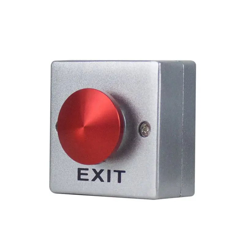B63B-Aluminum Alloy Waterproof For Door Opener Release Button Switch For Door Access Control System Entry Open Functionality A