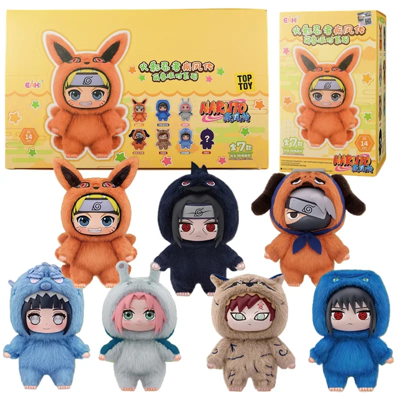 

# @ В наличии, оригинальная слепая коробка EAKI Naruto, серия для вечеринок Naruto Shippuden, брелок для ключей, кукла, коллекция игрушек, подарок