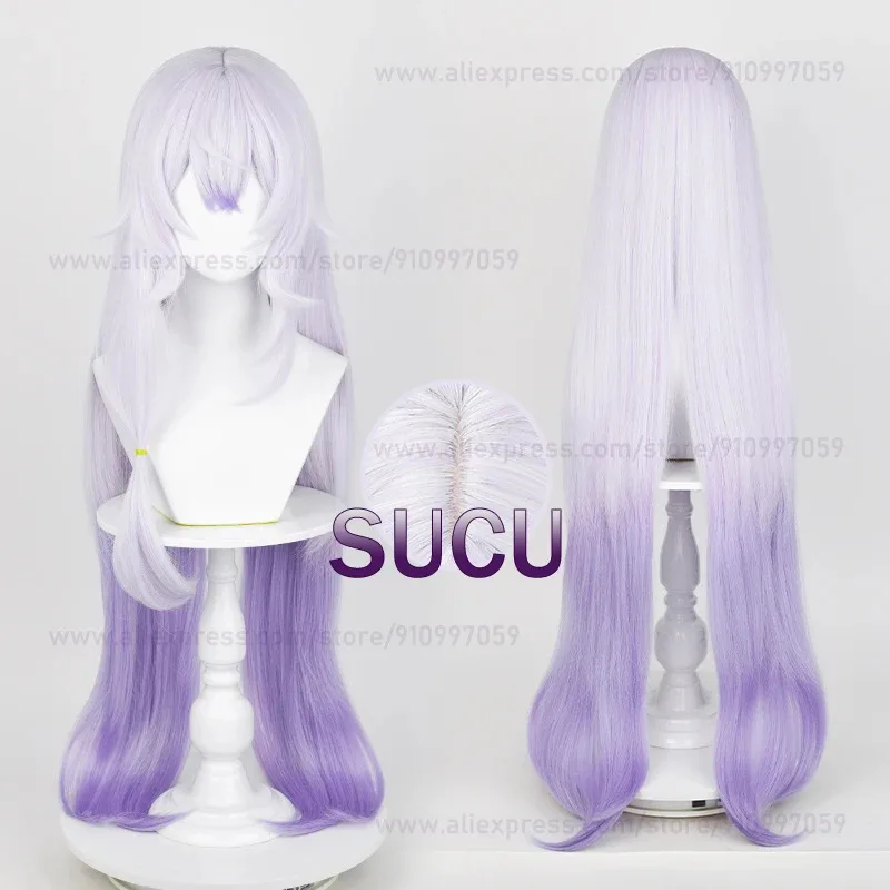 

Honkai: Star Rail Black Swan Косплей Парик HSR Длинные Фиолетовые Градиентные Женские Волосы Аниме Термостойкие Синтетические Парики