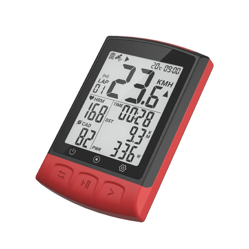 Custom GPS ANT+ BLE Cycling Computer: Multi-Band Smart Tracker For Mountain Road Bikes