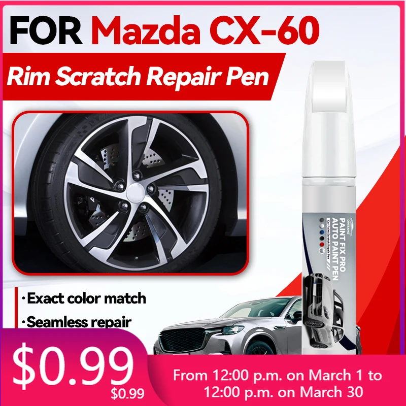 

Аксессуары для автомобиля: Карандаш для подкраски Mazda CX-60, средство для ремонта царапин на кузове, черный спрей-краситель