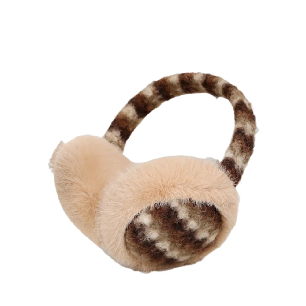 غطاء للأذنين مريح قابل للطي وسميك وناعم ودافئ، قابل للتعديل للحفاظ على دفئا، قناع أذن مقاوم للبرودة، رياضي شتوي #1