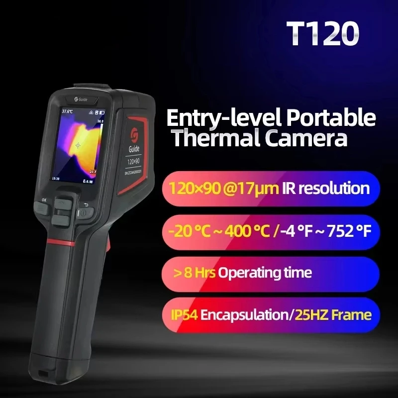 

T120 Thermal Imaging Handheld Thermal Imager HD MobIR Air Night Vision Instrument