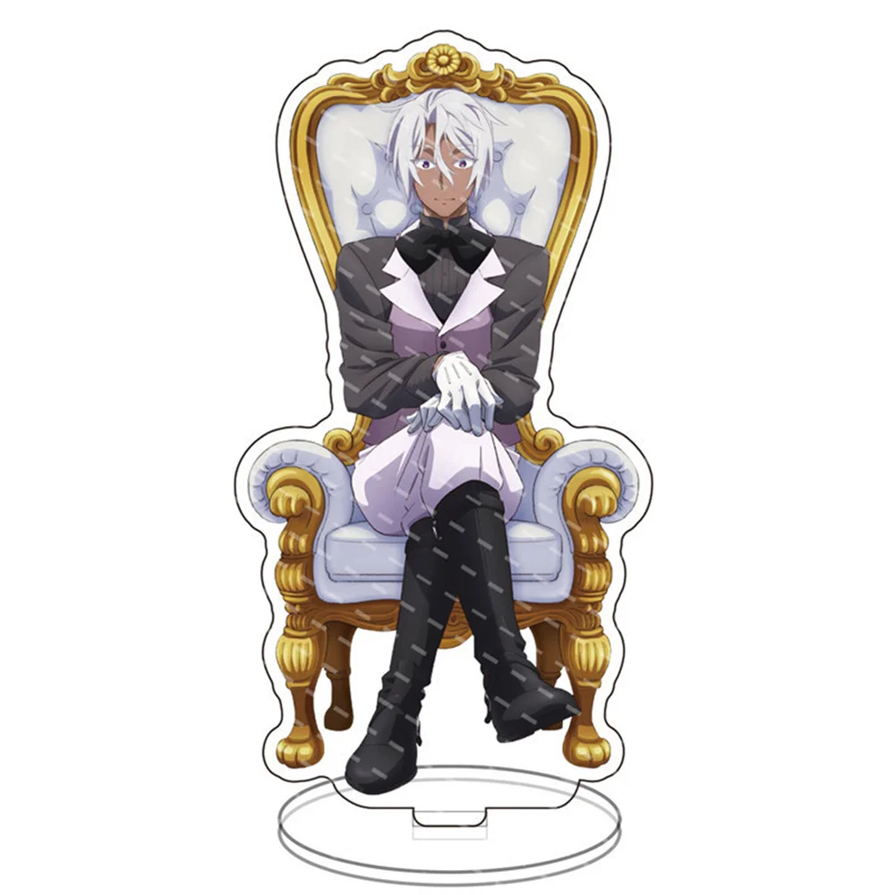 Anime The Case Study of Vanitas Vampire Stand Model Plate Toys Vanitas Jeanne Acrylic Standing Sign Holder Display Desktop Decor