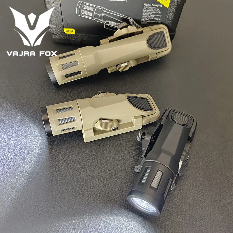 Airsoft WML-Gen2 WML-X Gen2 LED Strobe Hunting Illuminator Tactical 1000 Lumen High-Power Weapon Flashlight Fit 20mm Rail