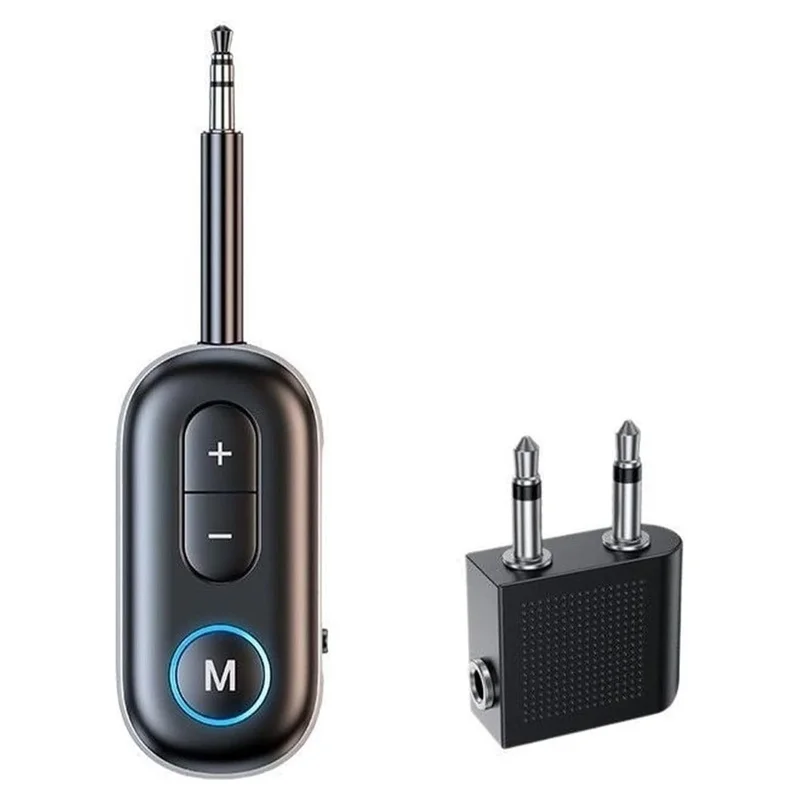 DT23 Bluetooth 5.4 USB Adapter, Dual Function Audio Transmitter Receiver with Hands-Free Call, Compact Plug and Play for Car