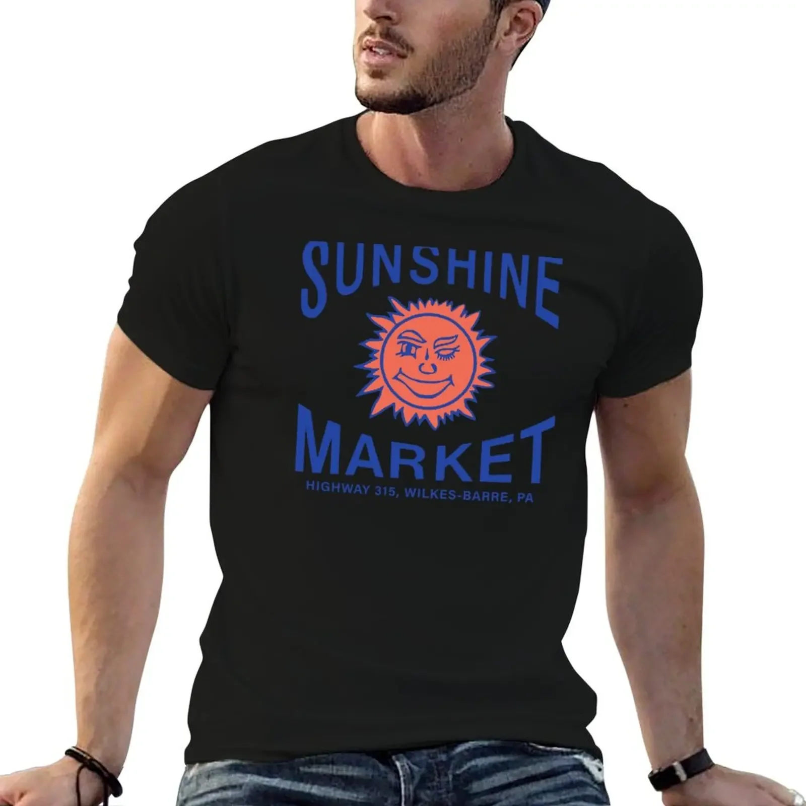 

Sunshine Market, WIlkes-Barre, PA T-Shirt custom shirt sublime street wear t shirt for men