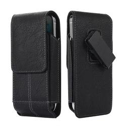 Universal Holster Belt Phone Case For Samsung S26ultra/S25ultra/S25FE For iphone 17Pro 16 15 14 13 Smartphone Leather Waist Bag