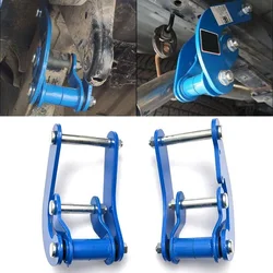 2pcs Rear Comfort Double G-Shackles Suspension Leaf Spring Fit For Toyota Hilux REVO 2015+ Comfort Double Shackle