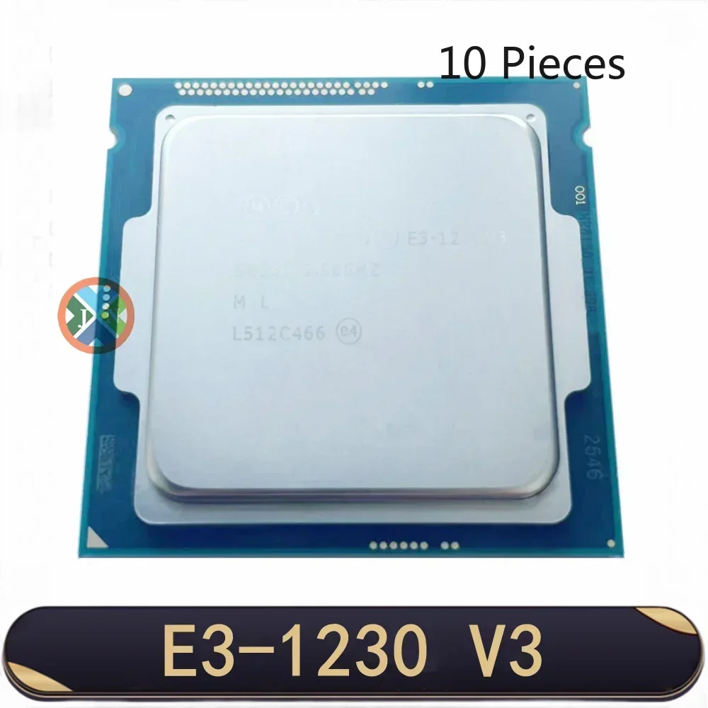 10PCS Xeon E3-1230 V3 E3 1230 v3 E3 1230v3 3.3 GHz Quad-Core Eight-Thread CPU Processor 8M 80W LGA 1150