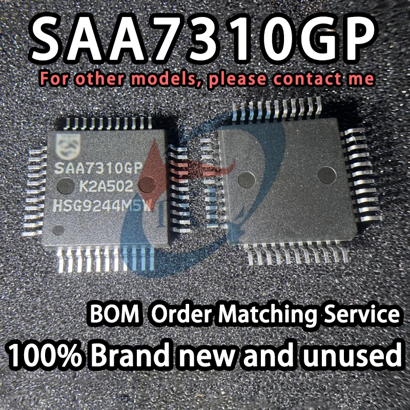 [100% Brand New] SAA7310 SAA7310GP SMD QFP-44 High-Fidelity Decoding Chip Ic