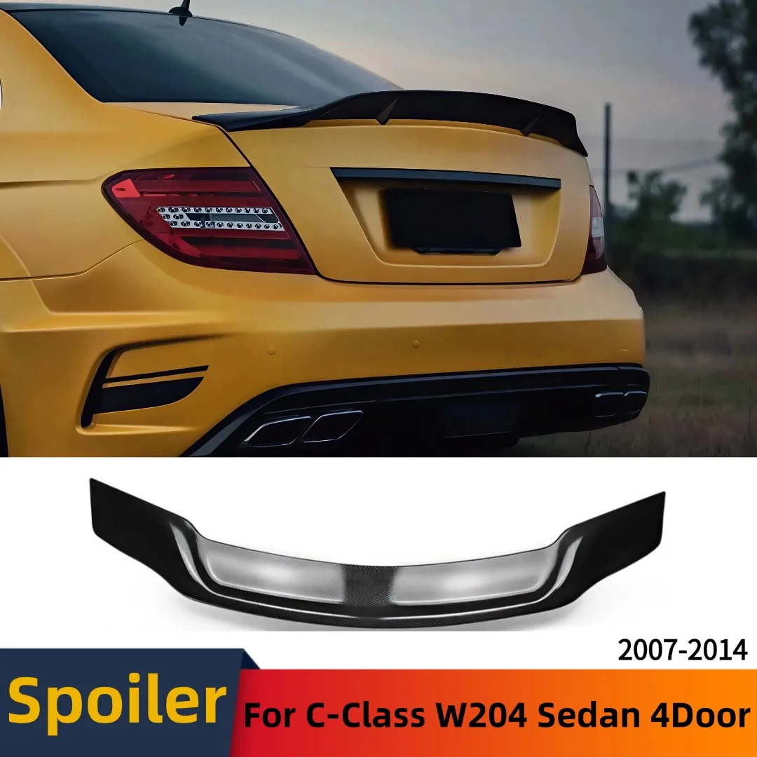 

Спойлер багажника, комплект хвостового кузова для Mercedes Benz C Class W204 C200 C250 C300, 4-дверный седан 2007-2014, тюнинг заднего крыла, внешний вид