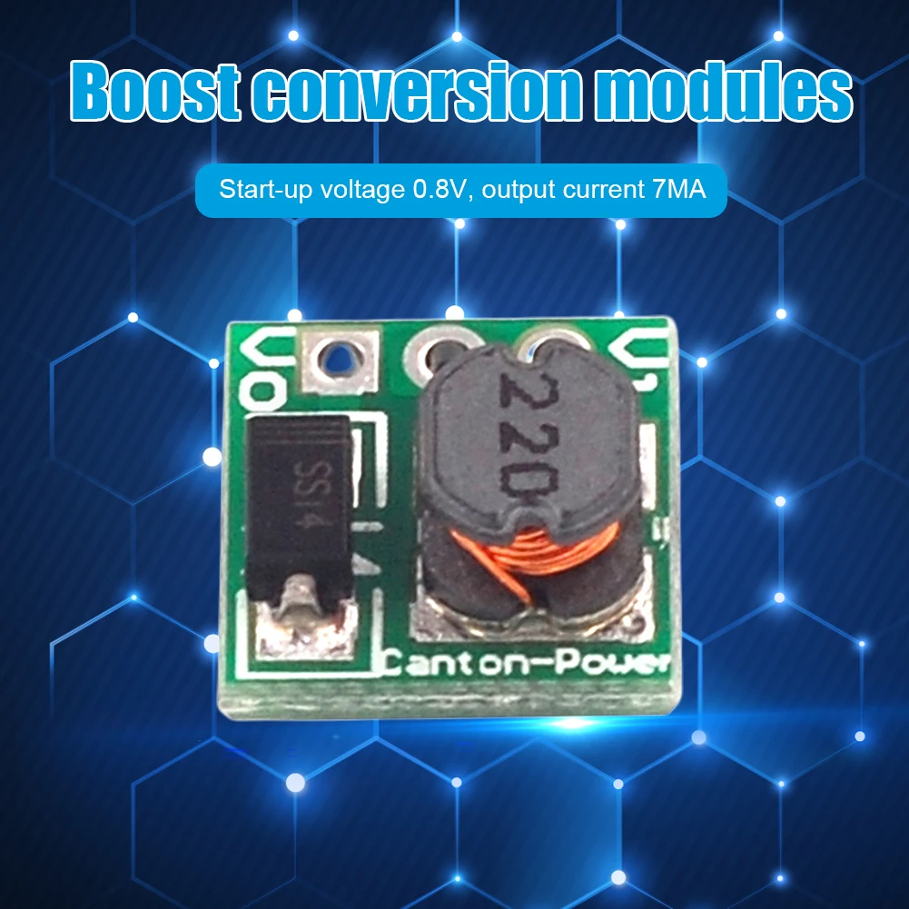 Voltage Boost Converter Board 1.5V 1.8V 2.5V 3V 3.3V 3.7V 4.2V To 5V Boost Conversion Module 150KHZ Frequency 480mA Output