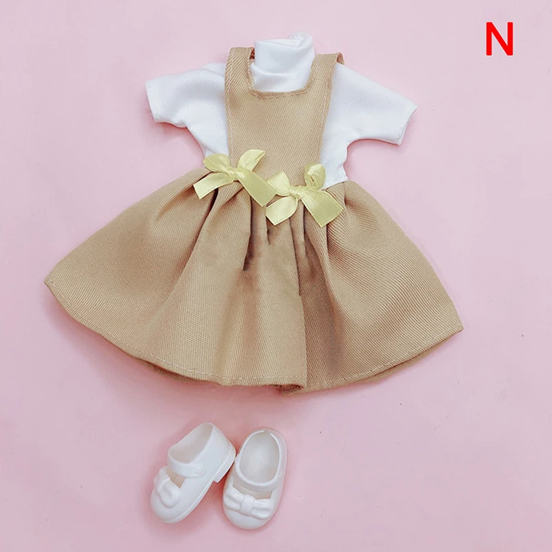 30cm Doll Clothes and Shoes 1/6 BJD Fat Body Princess High Quality Dress Casual Accessories Up Cute Clothing
