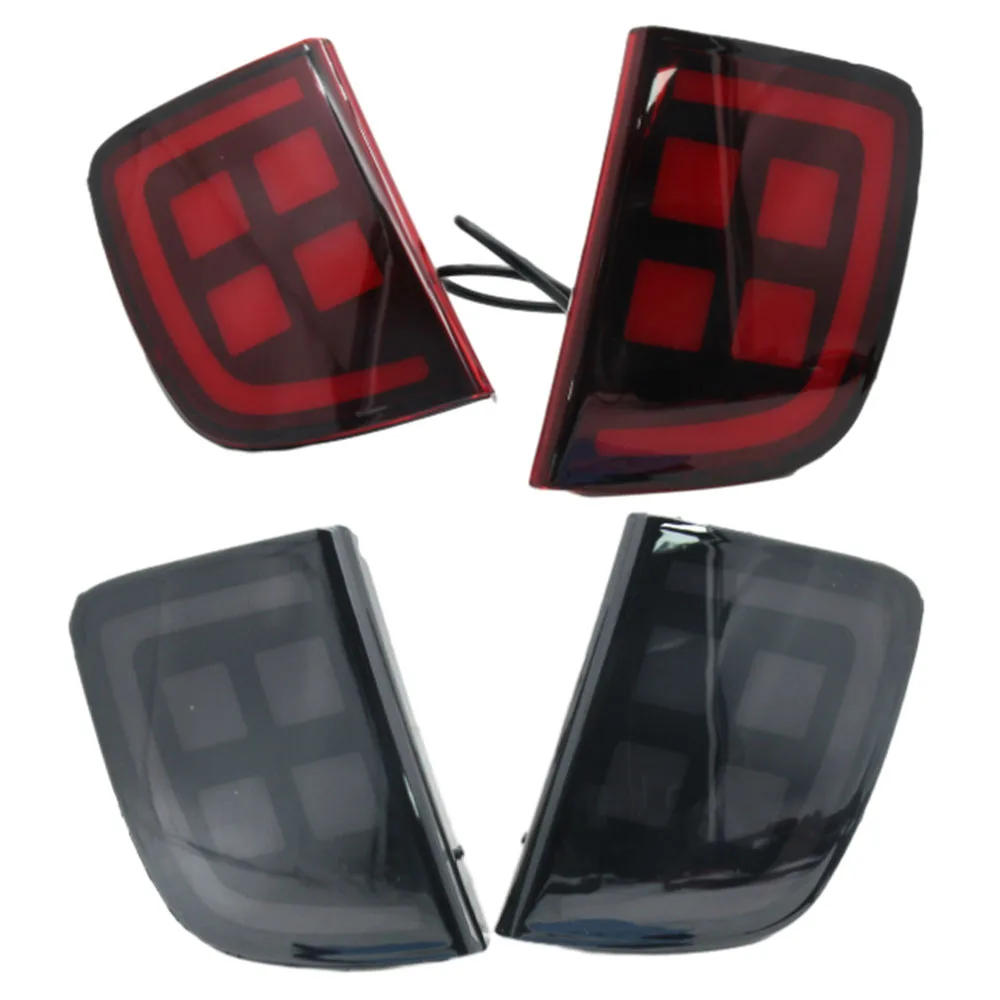 

2pcs LED Reflector For Toyota Land Cruiser 2005-2015 Rear Bumper LED Tail Light Brake Light Car Accessories