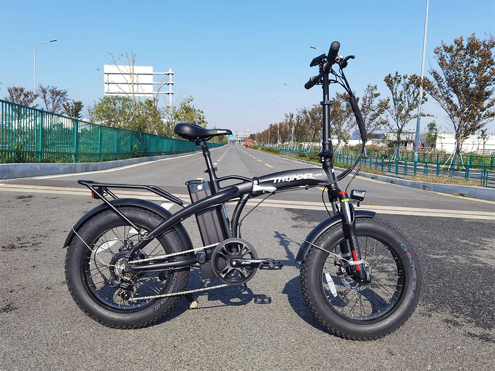 

20" Folding Electric Bike, High-Quality Fat Tire Bicycle 500W 48V 15Ah Lithium Battery, City Electric Bicycle.
