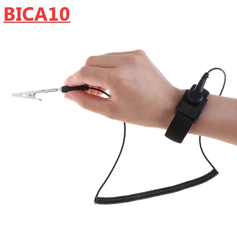 New Hot Adjustable Anti-static Esd Strap Antistatic Grounding Bracelet Wrist Band Tool Hand Tool Acc