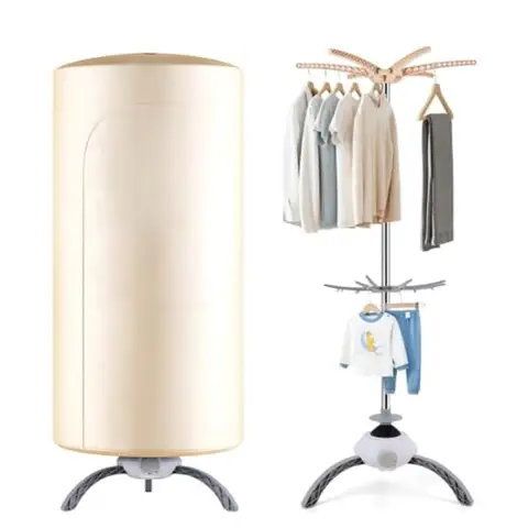Portable Clothes Dryer for Laundry and Shoes: 900W Fast Drying, Large Load Capacity, Compact Mini Dryer Machine for Travel, Apa