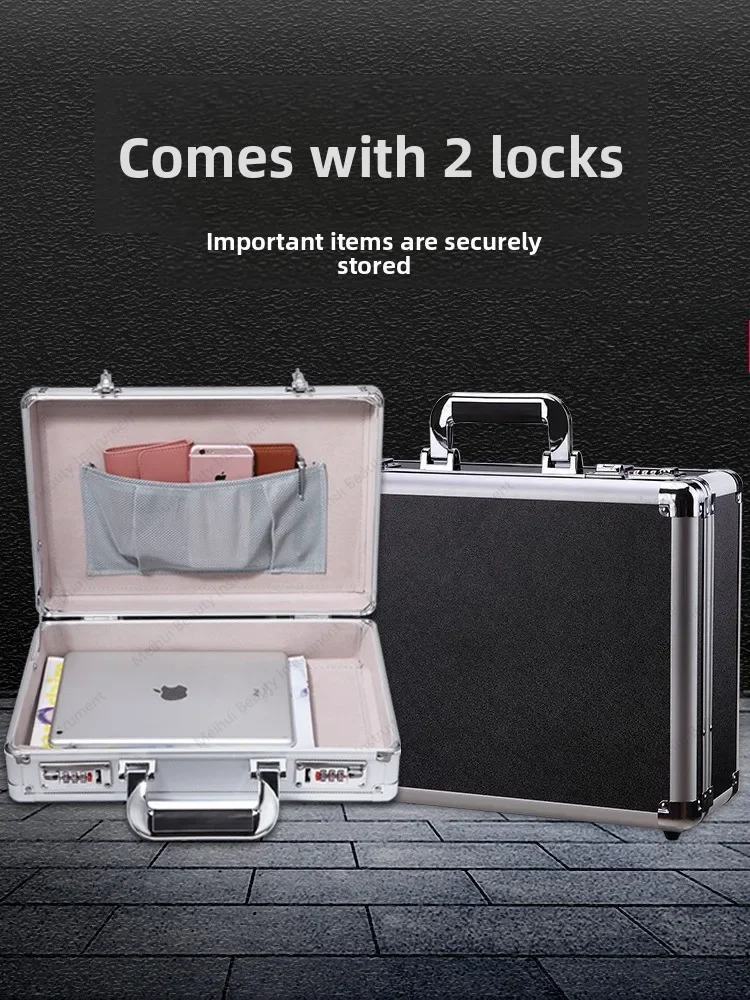 Premium With Lock, Password Lock, Document Storage Box, Various Household Documents, Hard Shell Bag, Household Fuse Box