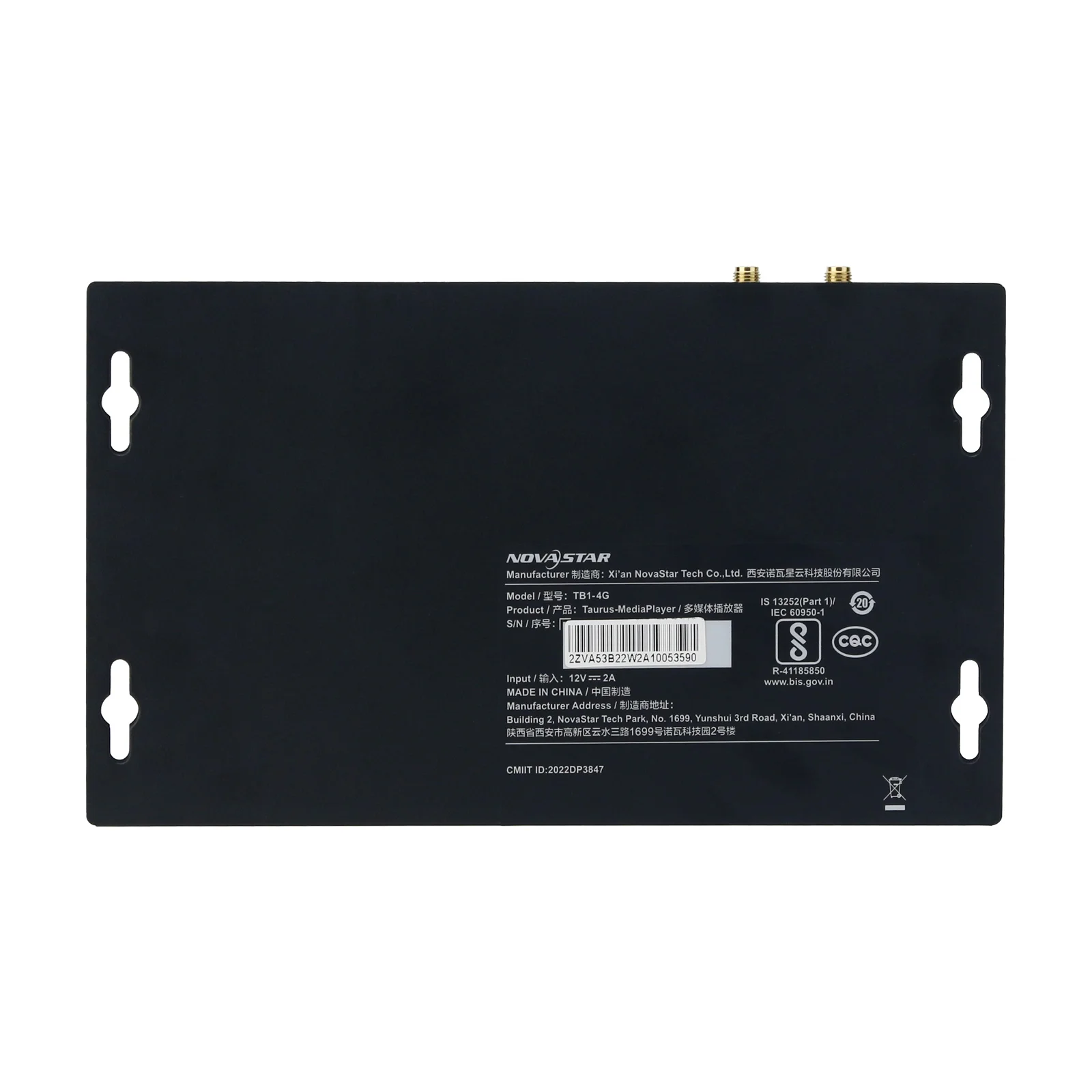 Novastar TB1 Multimedia Player LED-Display-Controller (synchrones Spiel) für Vollfarb-LED-Bildschirme