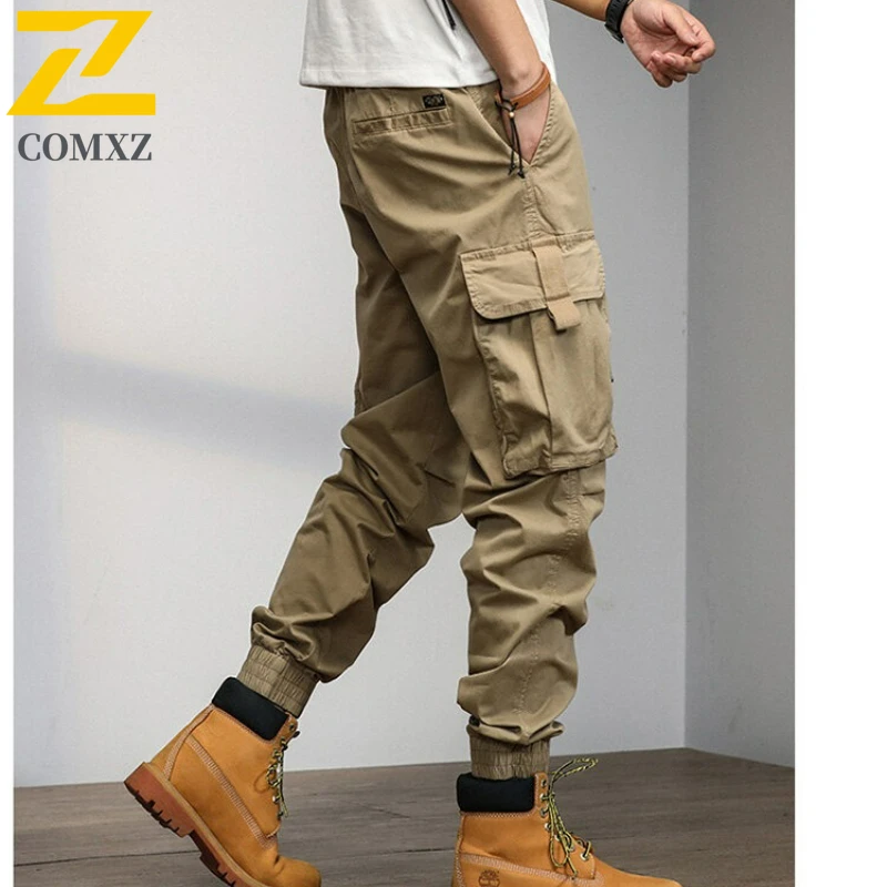 Utility Sweatpants New Autumn Versatile Functional Design Casual Trousers Outdoor Multi Pocket Urban Street Style Cargo Pants