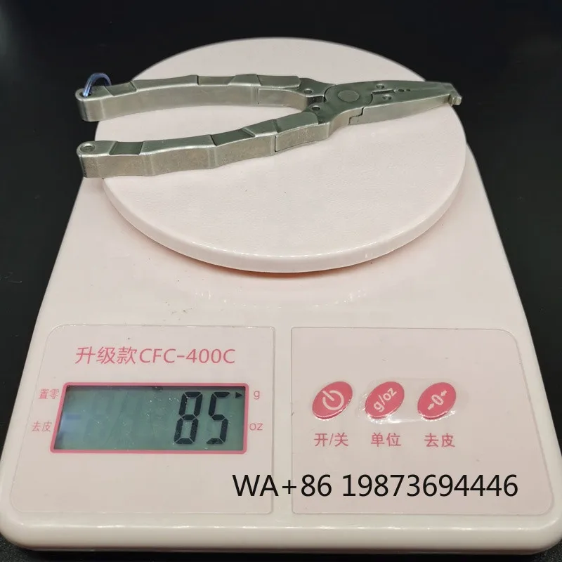 146mm 83g titanium alloy fishing pliers, multi-tool hook remover for saltwater sea fishing maintenance work