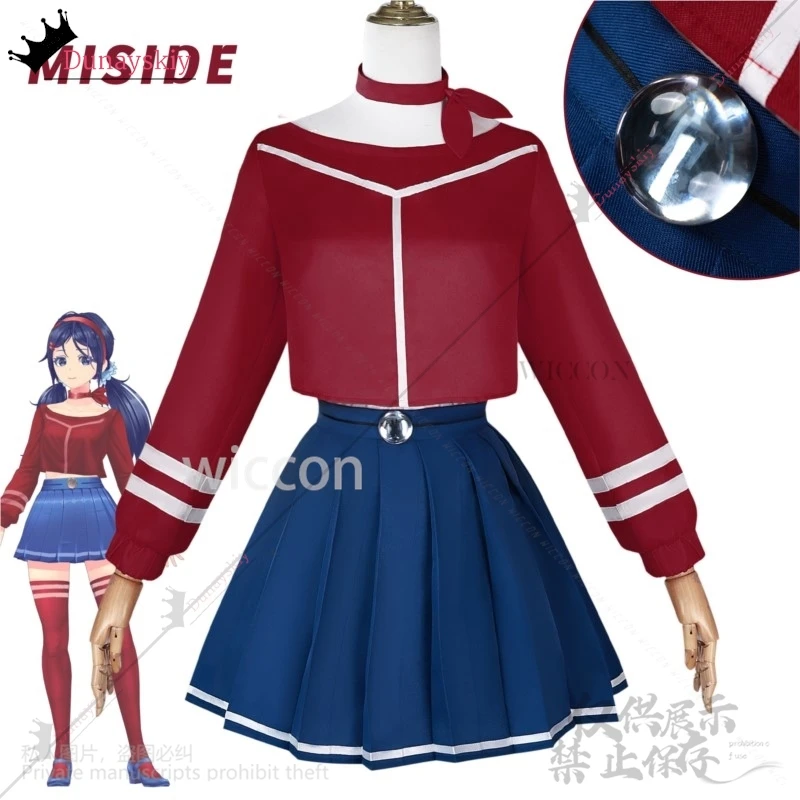 Mita Мита Cosplay Anime juego de terror disfraz MiSide Jk uniforme escolar lindo vestido Lolita para Halloween Navidad niñas personalizado