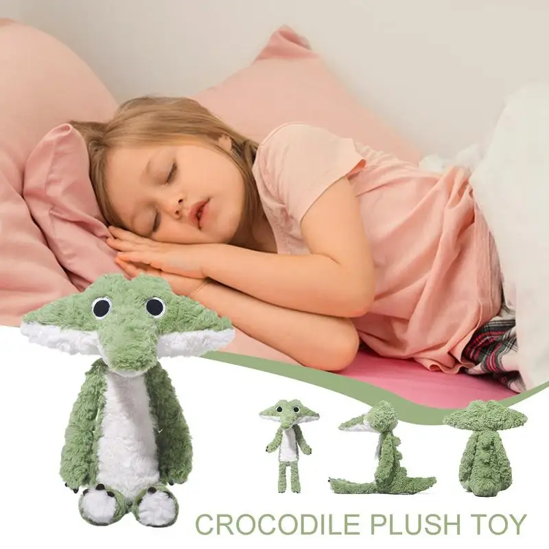 

Crocodile Plush Toy 40cm Crocodile Doll Soothing Alligator Pillow Huggable Stuffed Plush Animal For Dormitory Sofa Bedroom Car