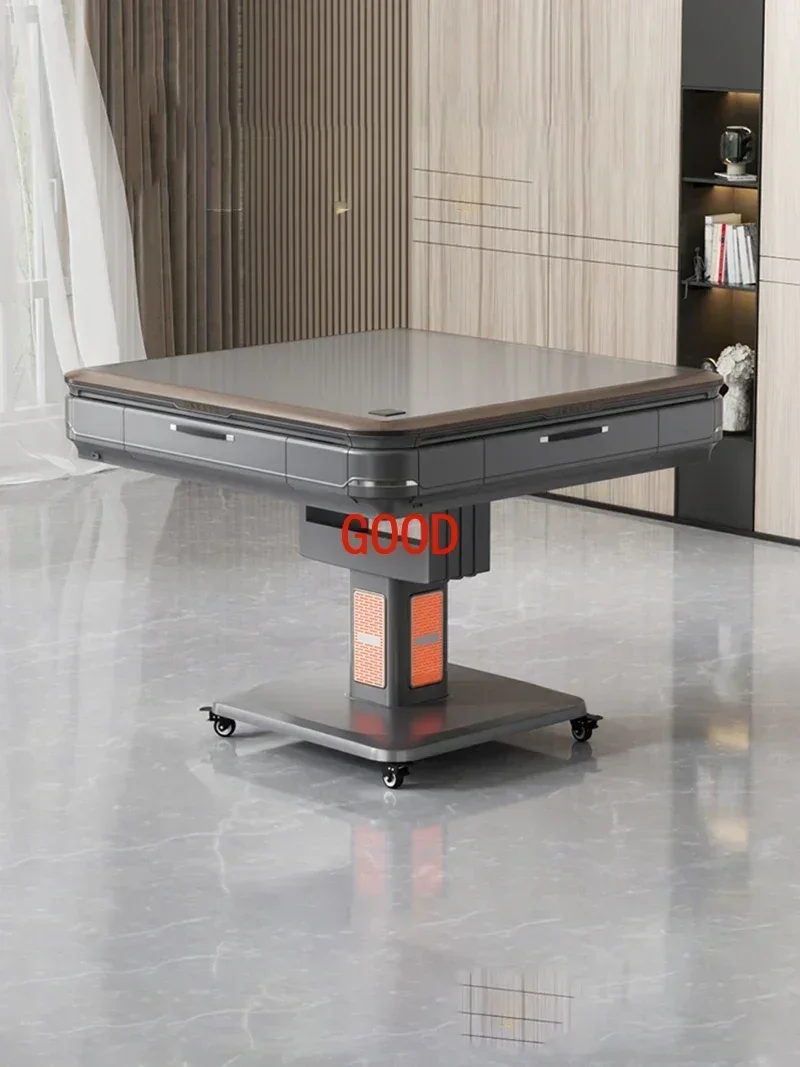 

Обеденный стол Warm Breeze, ящик для хранения, автоматический тастребительный стол для развлечений, стол для маджонга, низкий объем, Mesa Comedor, мебель для дома LVMC