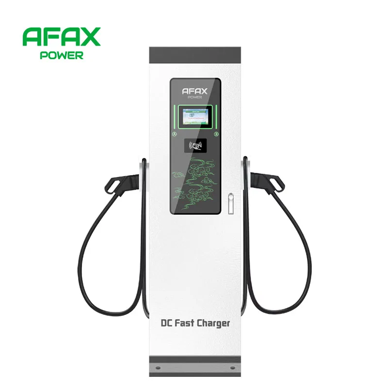 AFAX-estación de carga DC 130kW ev tipo-2 AC 22kW y CCS, Cargador rápido ev, nivel 3, OCPP 4G y WIFI