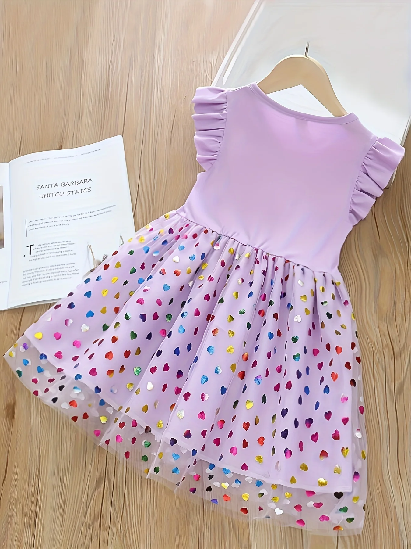 Toddler Girls Cartoon Unicorn Dresses Baby Girl Casual Dress