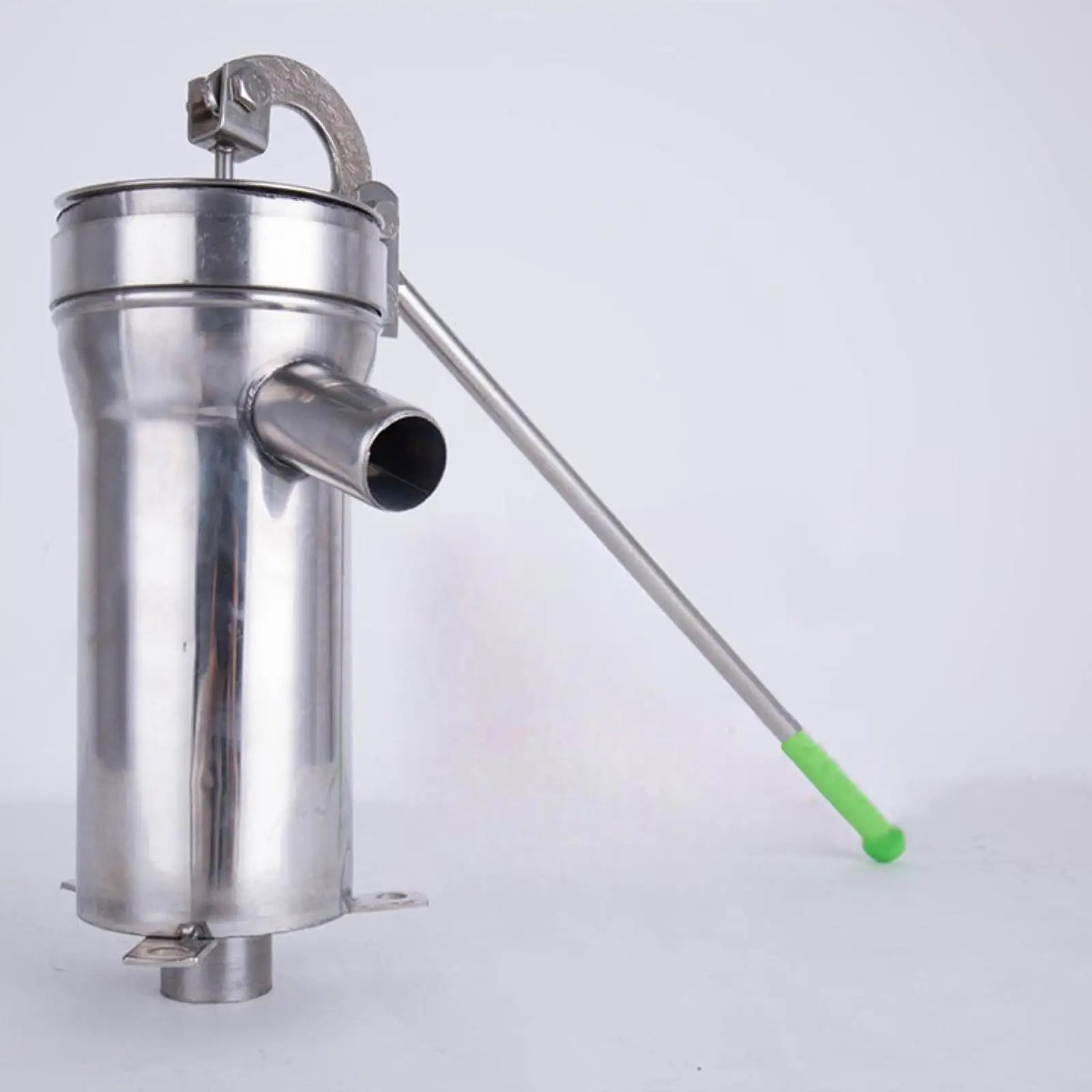 Garden Manual Well Pump Stainless Steel Hand Crank Suction Pitcher for Home and Outdoor Ponds