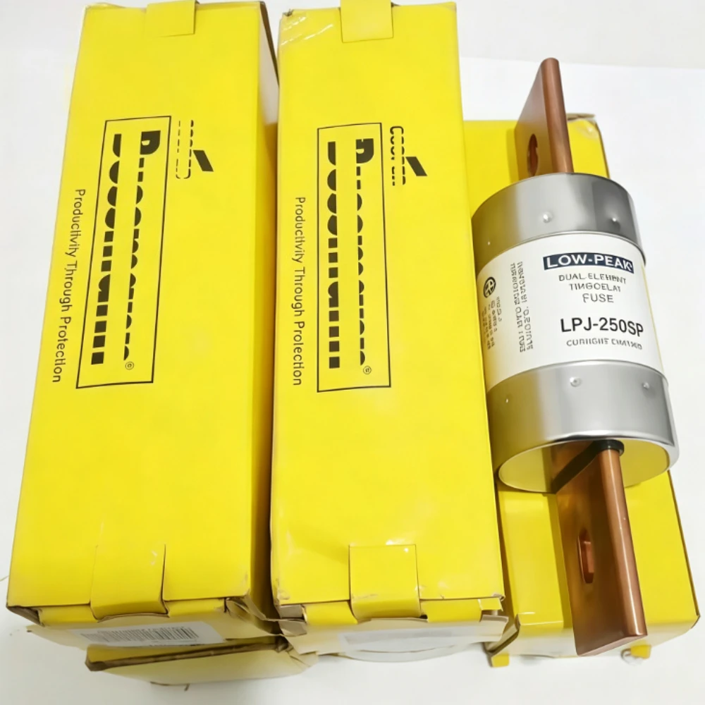 LPJ250SP 250A 600VAC 300VDC Class J Time Delay Fuse, Dual-Element Current Limiting Low-Peak Industrial Circuit Protection