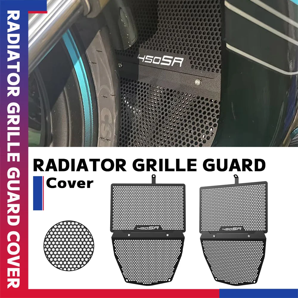 

For CFMOTO CF MOTO 450 SR 450SR 2023 2022 2024 Motorcycle Accessories Radiator Grill Guard oil cooler Guard Protection Cover Set