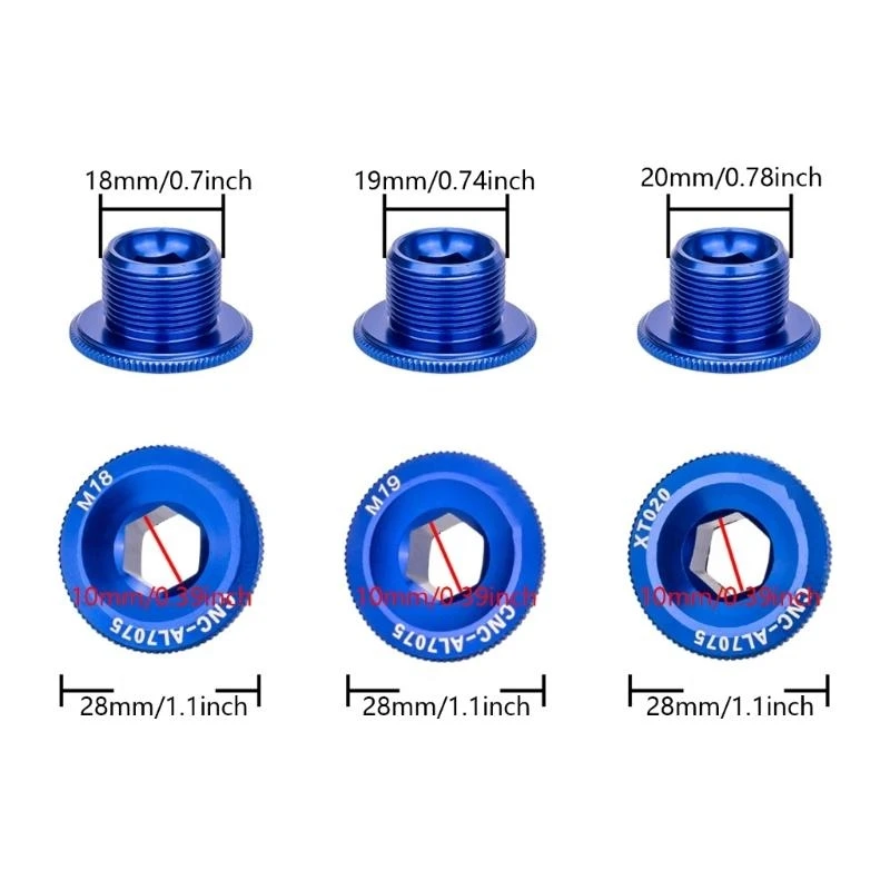 

Bicycles Crank Cover Crank Bolts Aluminum Alloy Crank Caps Plate Crank Cover Bicycles Crankset Screw Caps Crankset Cover