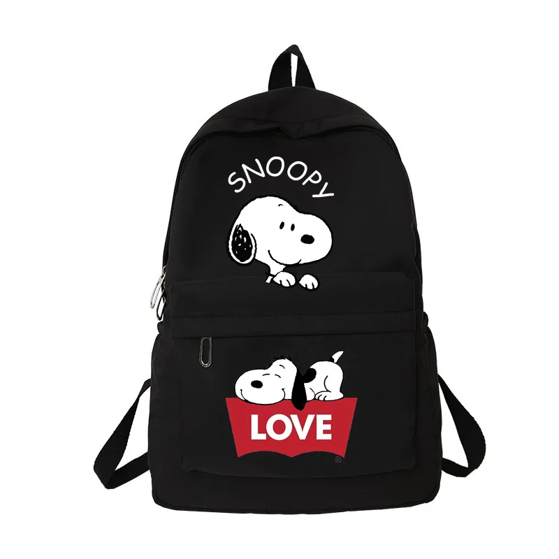 Snoopies Cartoon Hond Anime Schooltas voor Tiener Jongens Meisjes Tas Grote Capaciteit Kinderrugzak Studententas Rugzak Trend