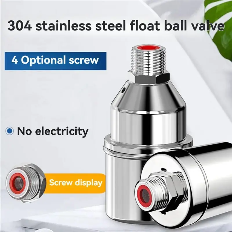 AB02 Stainless Steel Float Ball Valve Automatic Water Level Controller Kitchen Faucet Upgrade Thickened