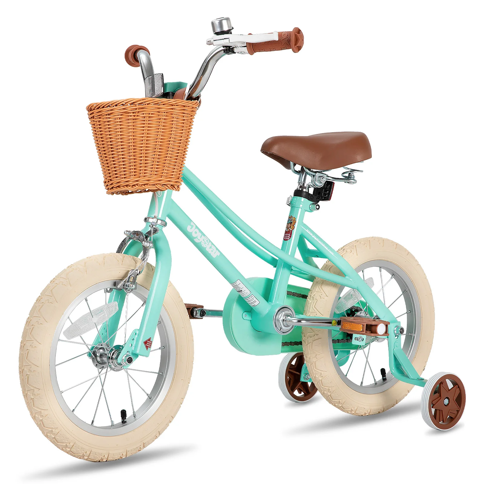 JOYSTAR 레트로 스타일 여아용 자전거, 2-12 세 유아용, 12 인치, 14 인치, 16 인치, 훈련 바퀴가 달린 키즈 자전거, 킥스탠드 달린 20 인치