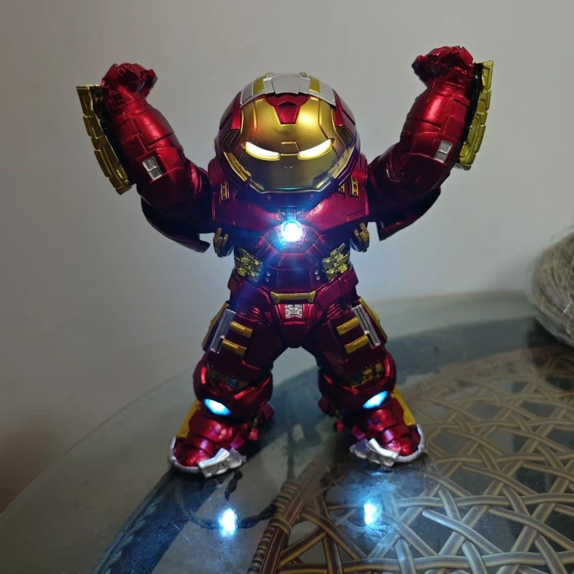 

Iron Man Hulkbuster Armor - Avengers Light-Up Action Figure, Comics Limited Edition Collectible Model & Desk Decor