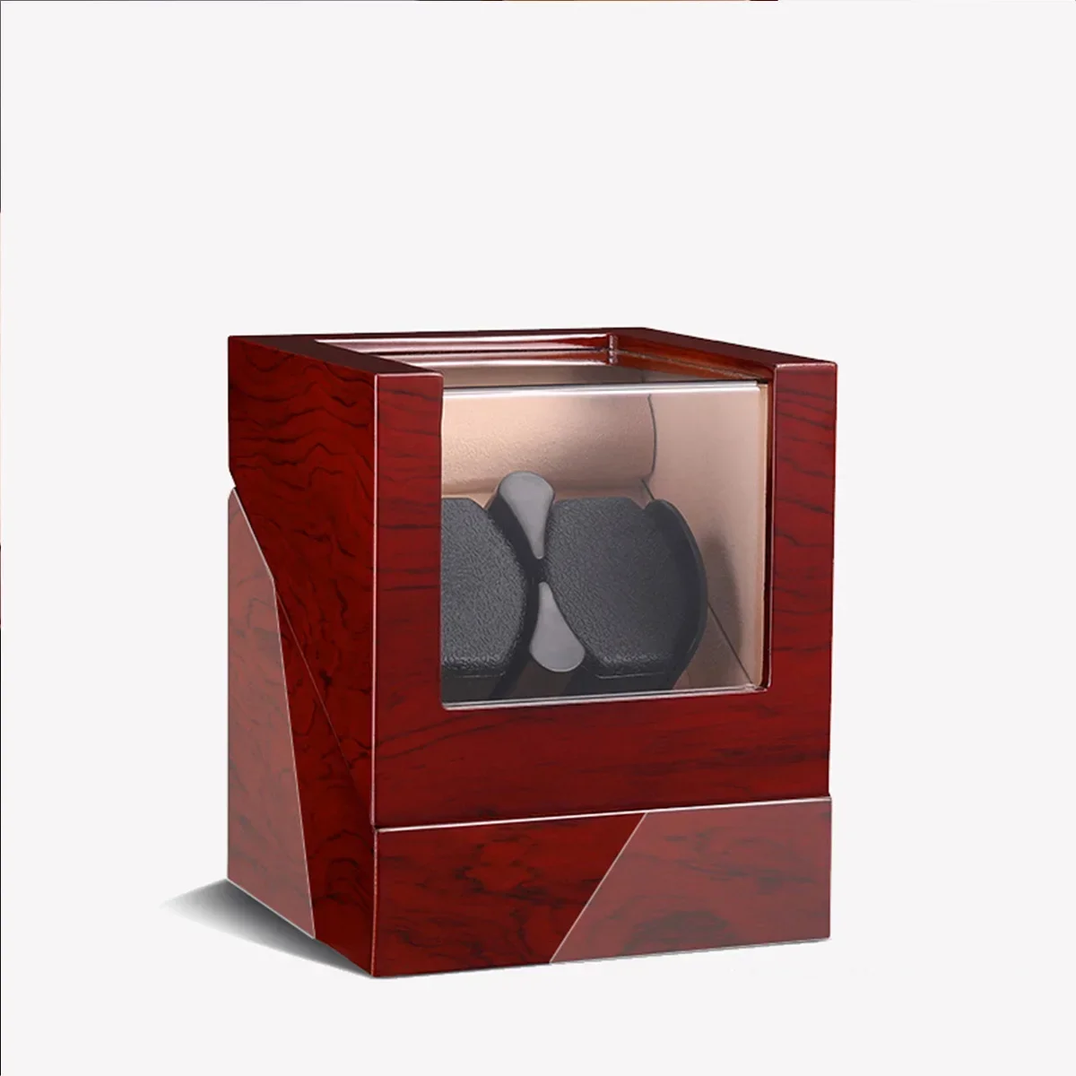Caja para guardar relojes automáticos con diseño multicolor. Incluye un cable USB, pero no incluye pilas.
