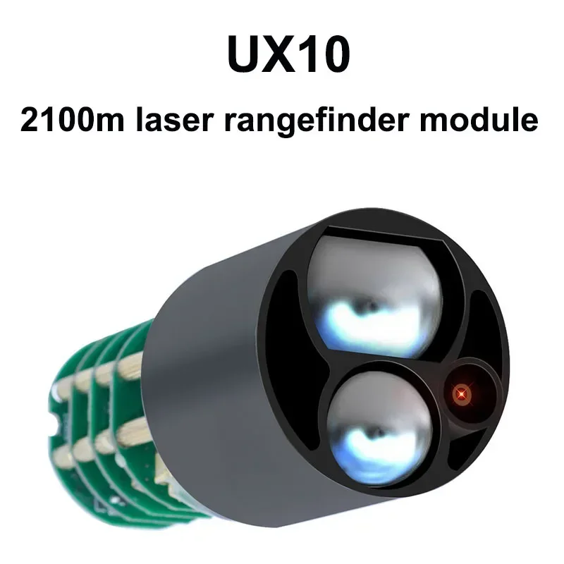 2100m Long Range Distance Sensor Laser Ethernet Laser Ranging Module 1 Hz TTL Cylinder Laser Rangefinder Sensor For Night Vision