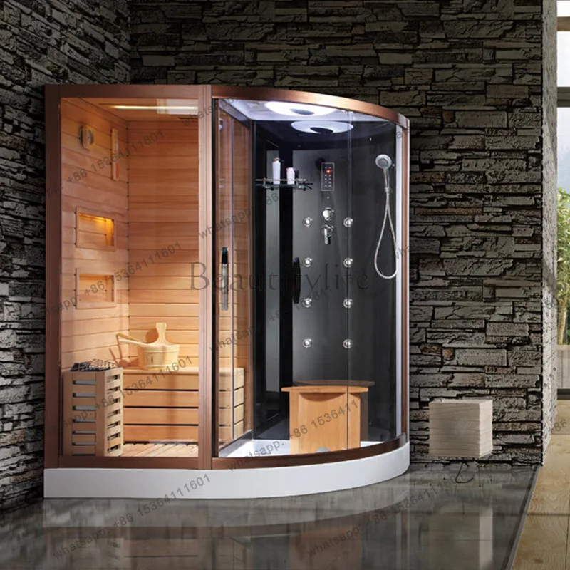 Shower room Household dry and wet steam integrated room Sauna steam room dry and wet separation bathroom Bathing