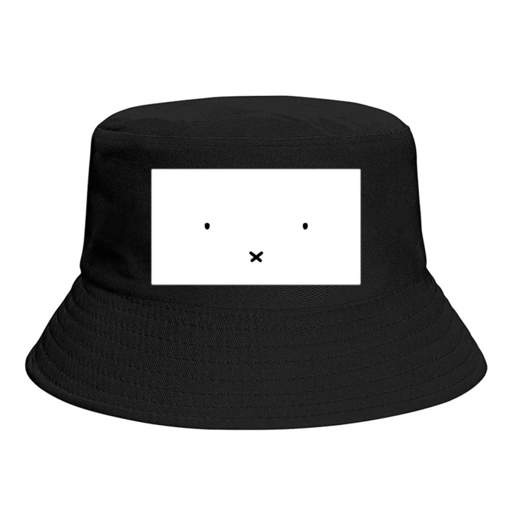 Miffy face Spring Summer Bucket Hat Fisherman Hat Outdoor Travel Hat Fashion Sun Hats for Men Women Bob Panama bucket Hats