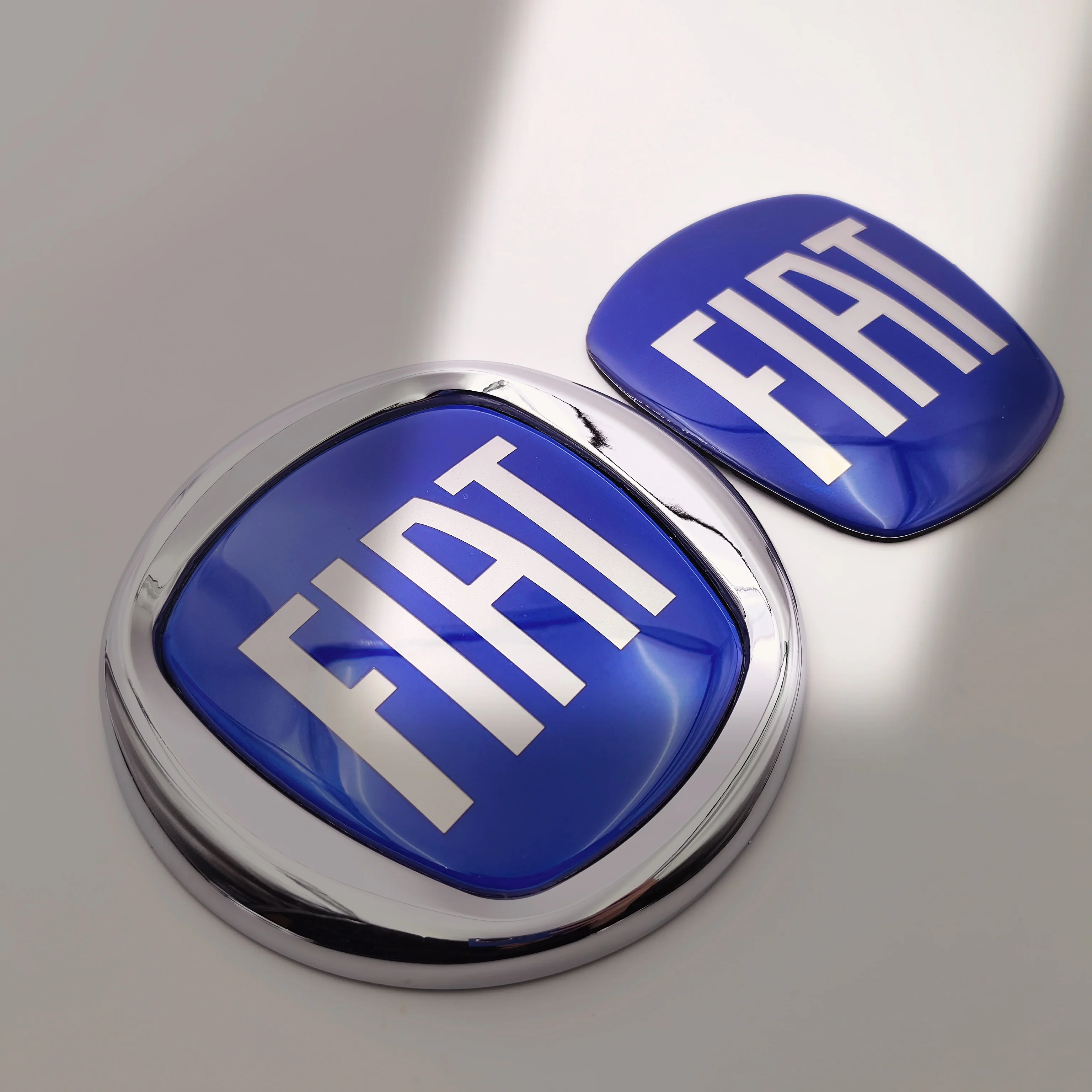 AUTO-Emblem, Auto-Frontgrill-Abzeichen, Motorhaube, vordere Motorhaube, Grill, hinteres Kofferraum-Emblem, Logo-Abzeichen, 6,3/3,5/9/9,5/10/12 cm, für Fiat 500