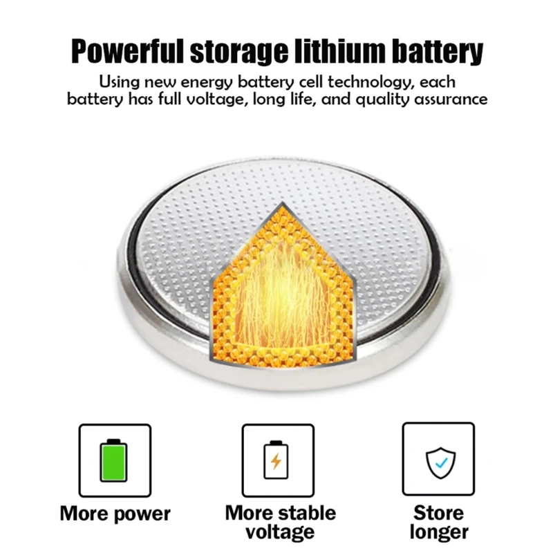 Rechargeable LIR2032 Batteries Quality for Electronic Gadget Toy Electronics